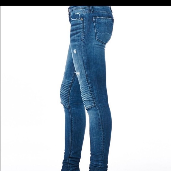 Cult of Individuality Moto Mid Rise Skinny Jeans - Picture 7 of 10